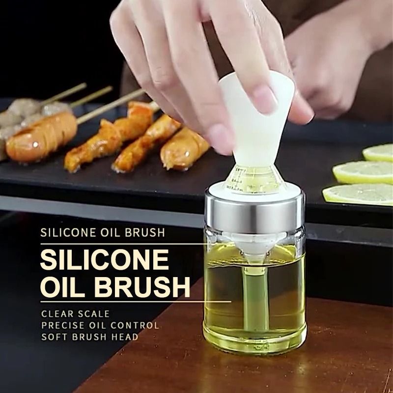 Silicone Oil Bottle Integrated Basting Brush 4