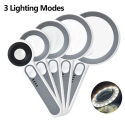 illuminated rechargeable handheld magnifier