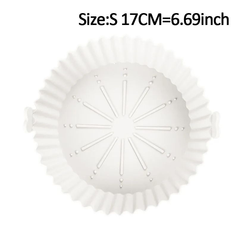 Reusable Silicone Air Fryer Baking Tray 10
