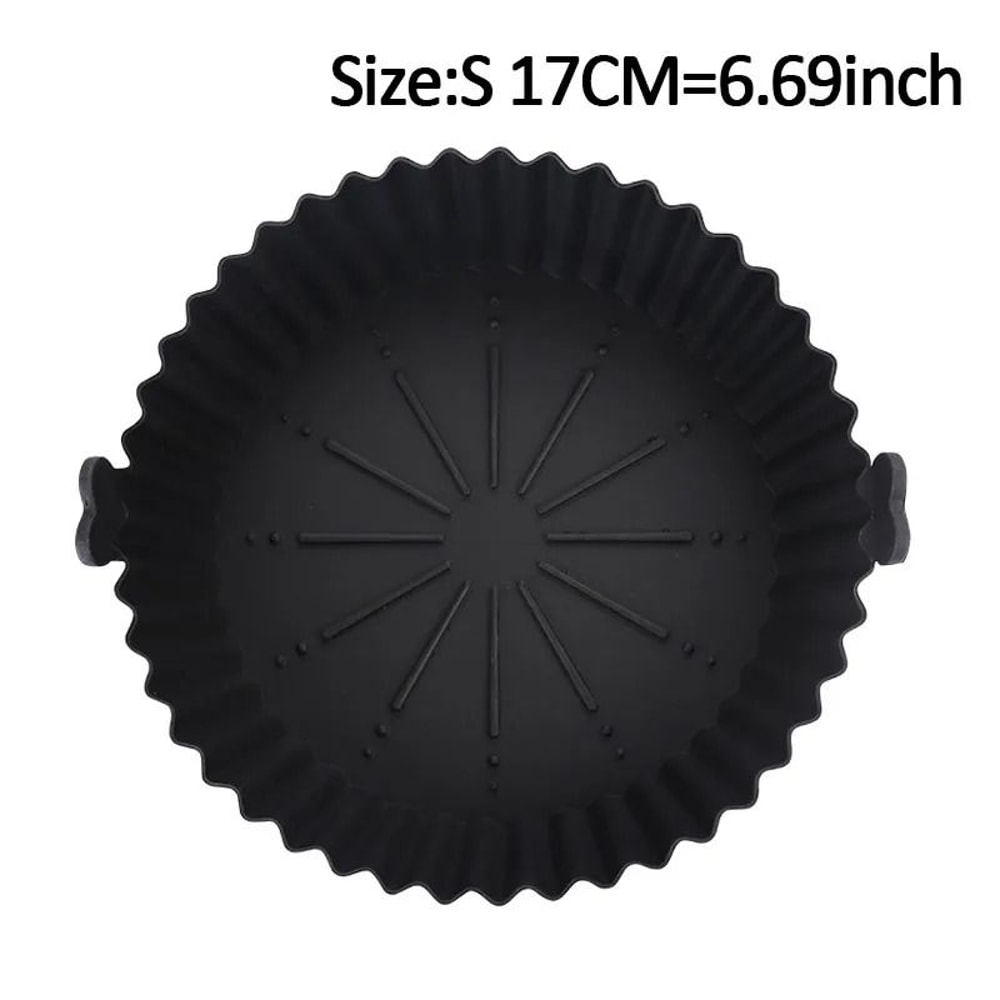 Reusable Silicone Air Fryer Baking Tray 12