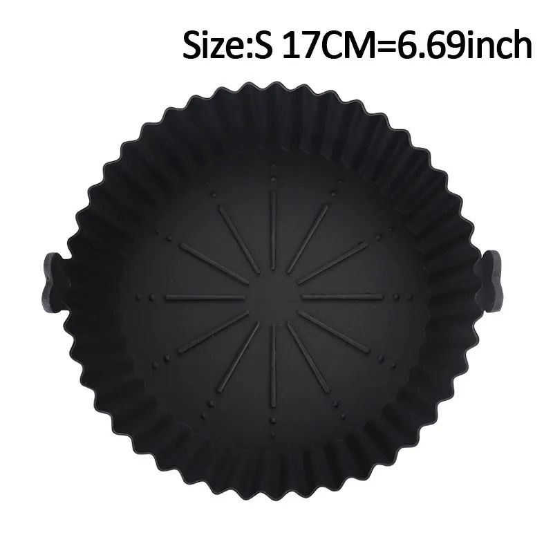 Reusable Silicone Air Fryer Baking Tray 12