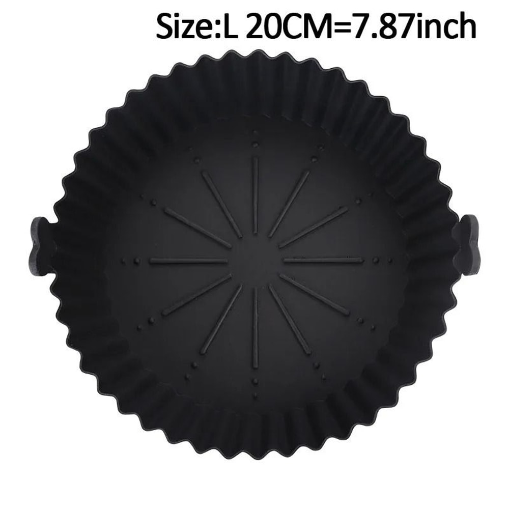 Reusable Silicone Air Fryer Baking Tray 13