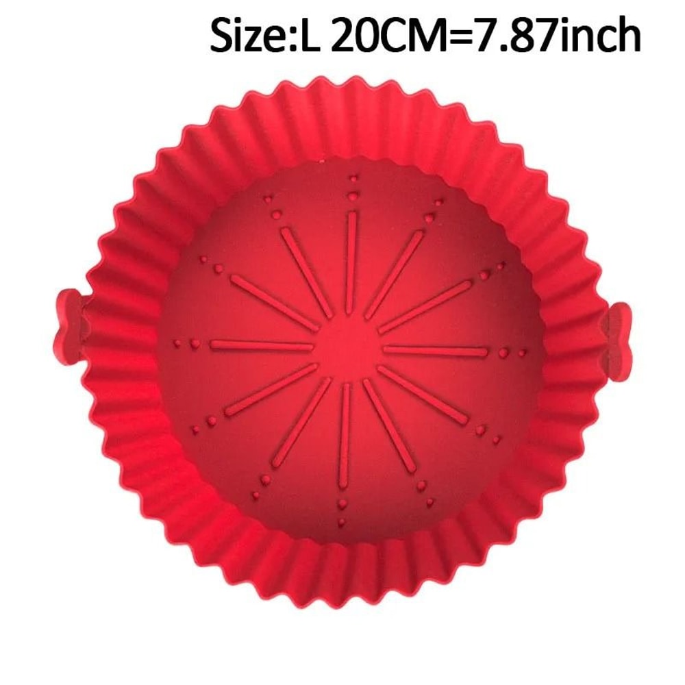 Reusable Silicone Air Fryer Baking Tray 7