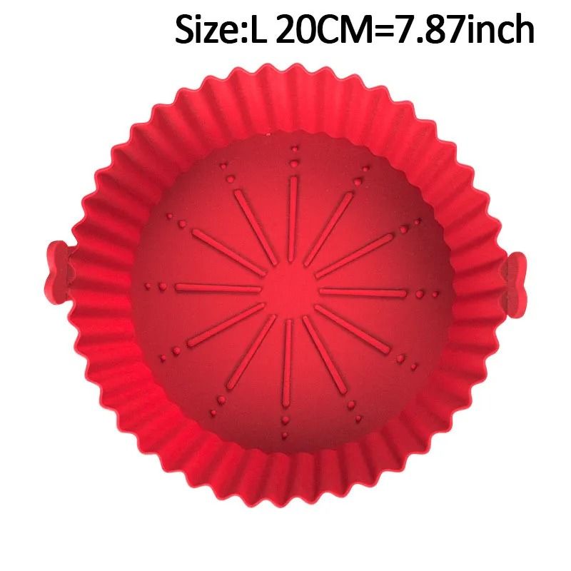 Reusable Silicone Air Fryer Baking Tray 7