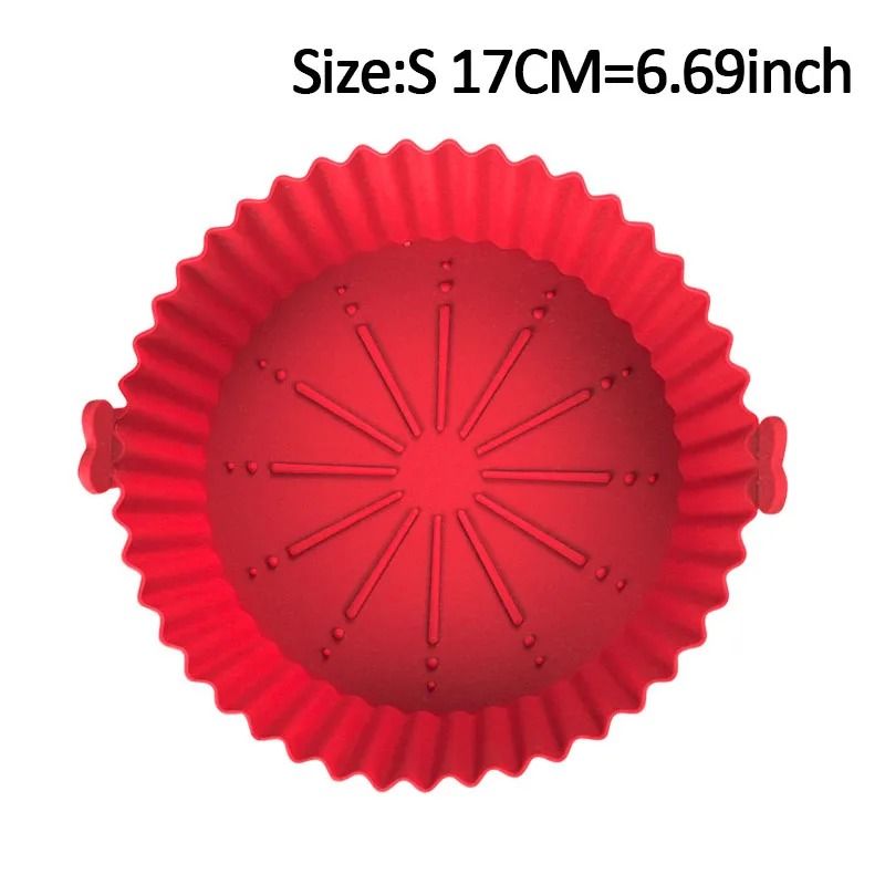 Reusable Silicone Air Fryer Baking Tray 8