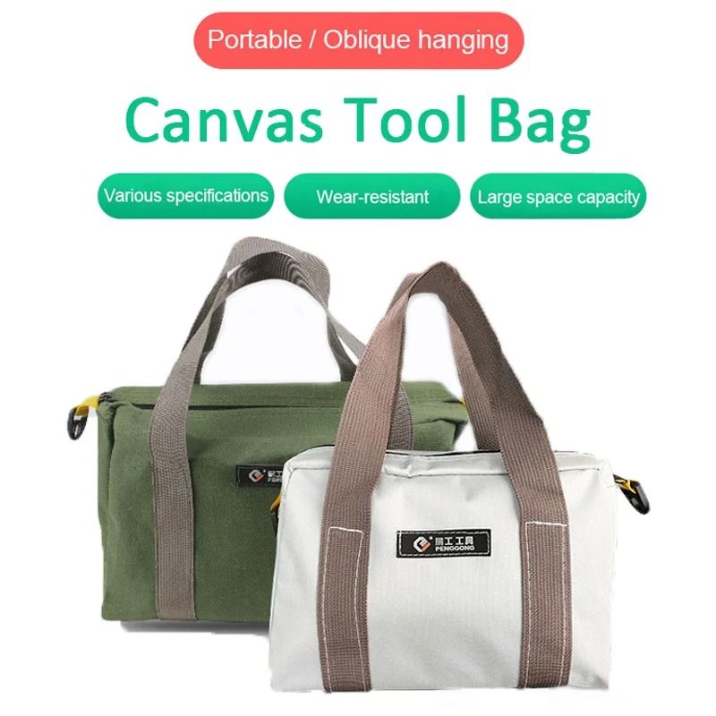 HeavyDuty Canvas Waterproof Tool Carry Bag 1
