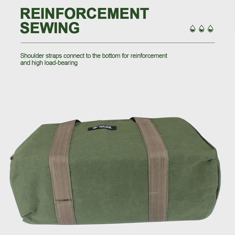 HeavyDuty Canvas Waterproof Tool Carry Bag 3