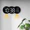 Large Digital LED Wall Clock With Ambient Aura 3