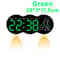 Large Digital LED Wall Clock With Ambient Aura 7