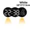 Large Digital LED Wall Clock With Ambient Aura 9