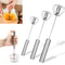 SemiAutomatic Stainless Steel Egg Whisk 0