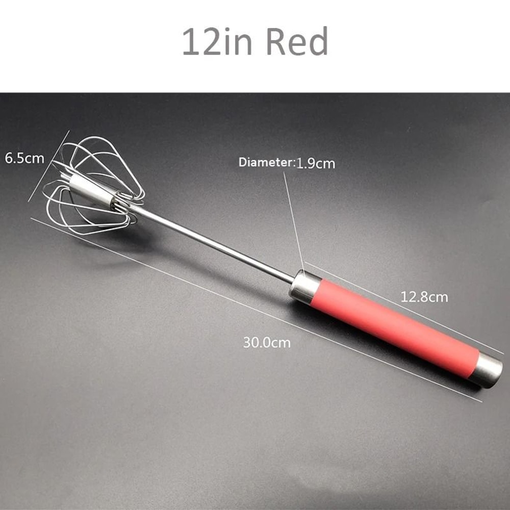 SemiAutomatic Stainless Steel Egg Whisk 15