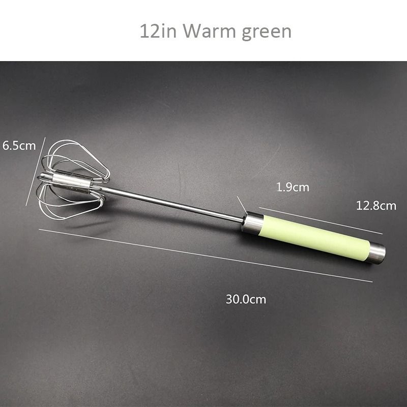 SemiAutomatic Stainless Steel Egg Whisk 18