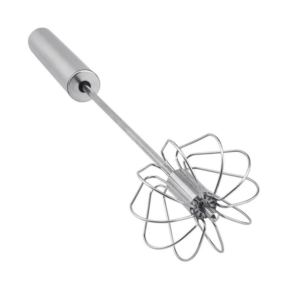 SemiAutomatic Stainless Steel Egg Whisk 3