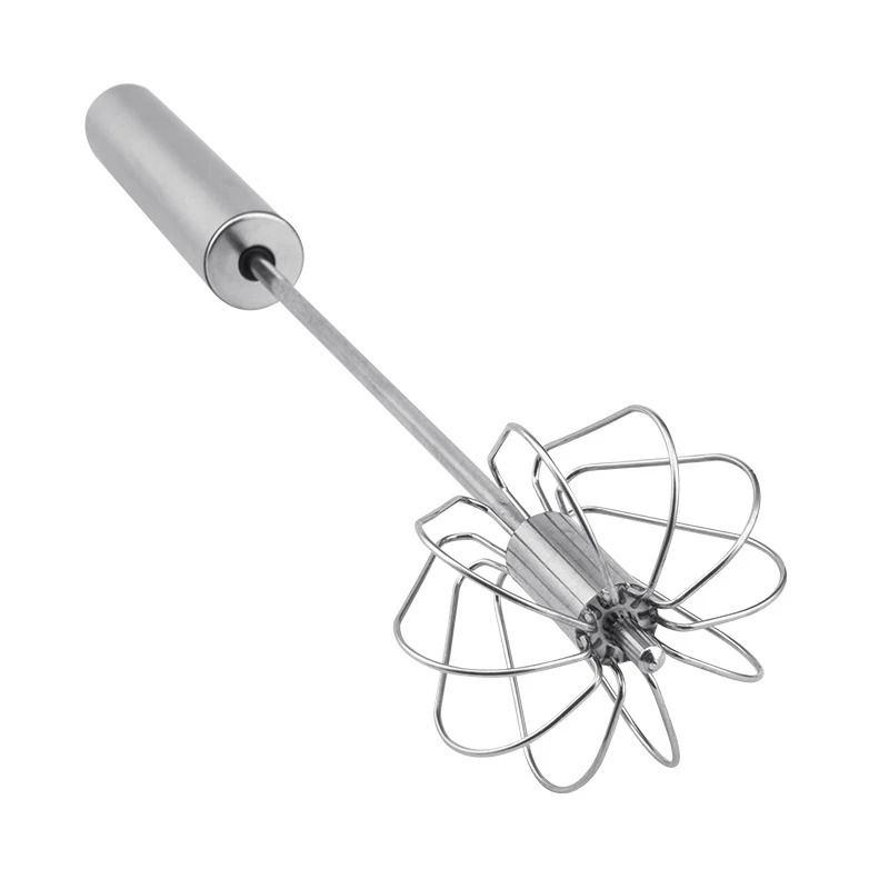 SemiAutomatic Stainless Steel Egg Whisk 3
