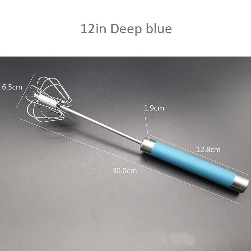 SemiAutomatic Stainless Steel Egg Whisk 20