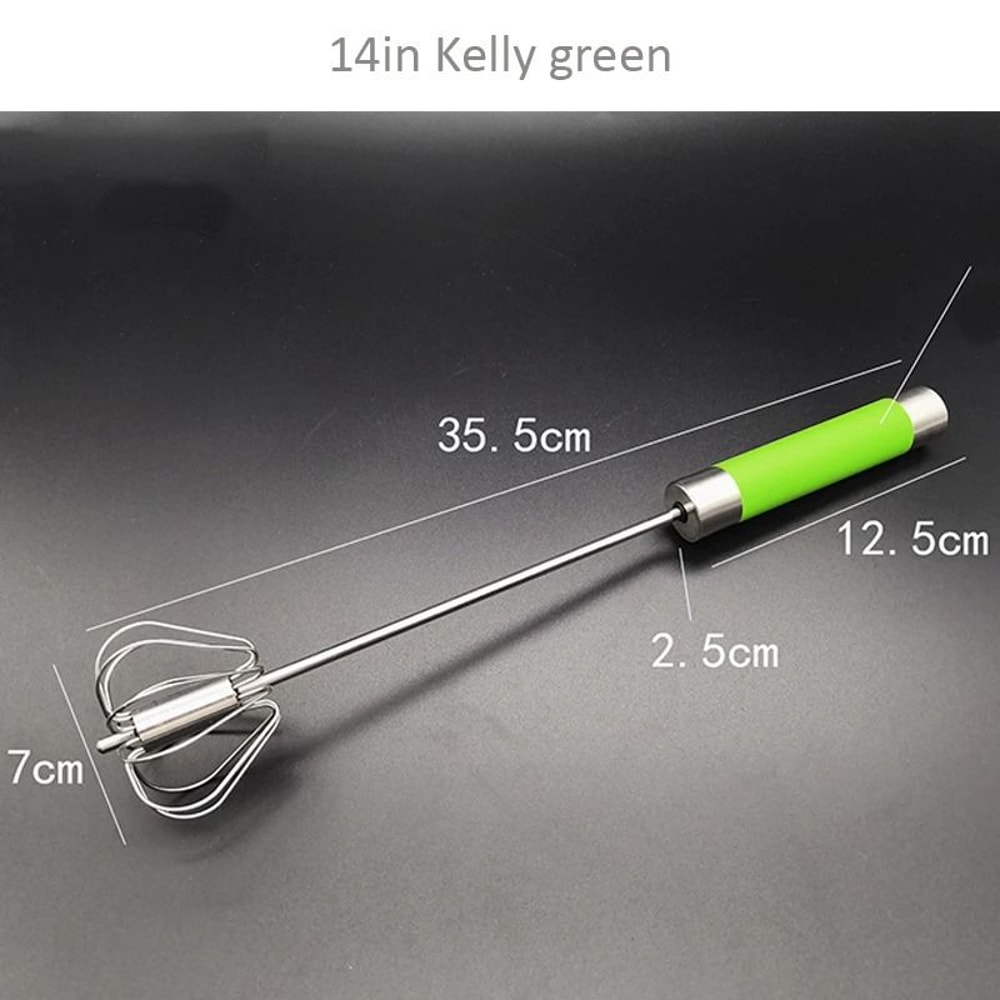 SemiAutomatic Stainless Steel Egg Whisk 23