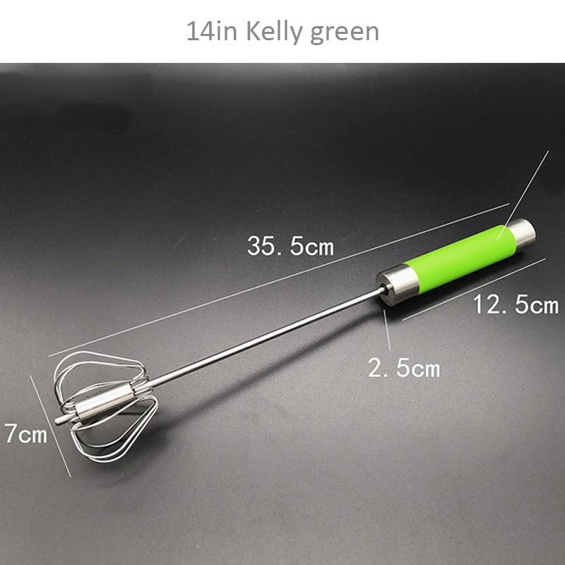 SemiAutomatic Stainless Steel Egg Whisk 23