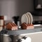 Walnut Espresso Puck Screen Holder 1