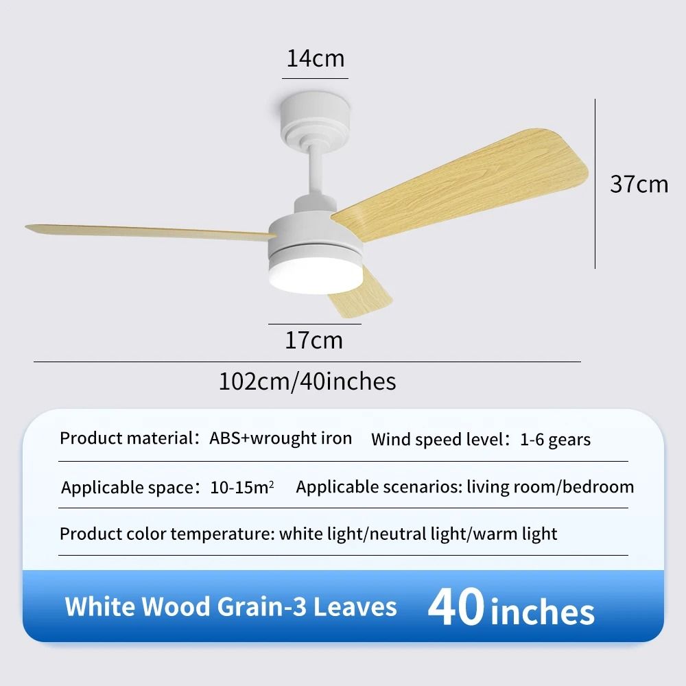 Modern Black Ceiling Fan Chandelier 10