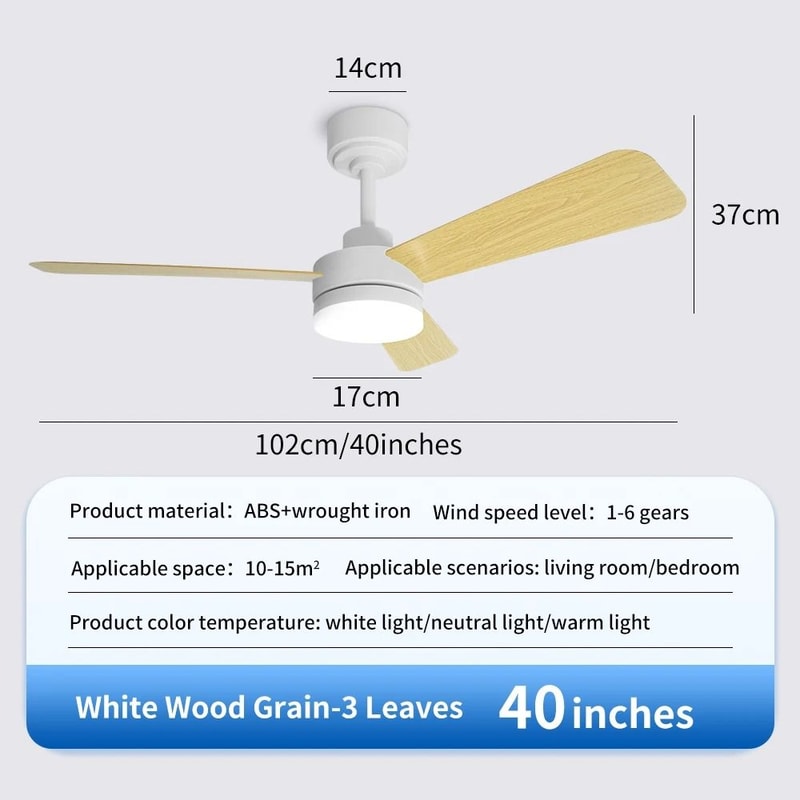 Modern Black Ceiling Fan Chandelier 10