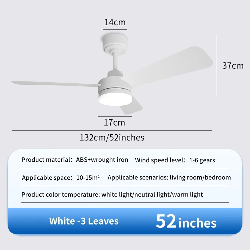 Modern Black Ceiling Fan Chandelier 11