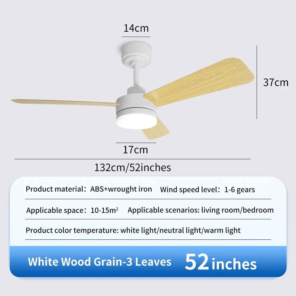 Modern Black Ceiling Fan Chandelier 13