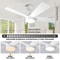 Modern Black Ceiling Fan Chandelier 2