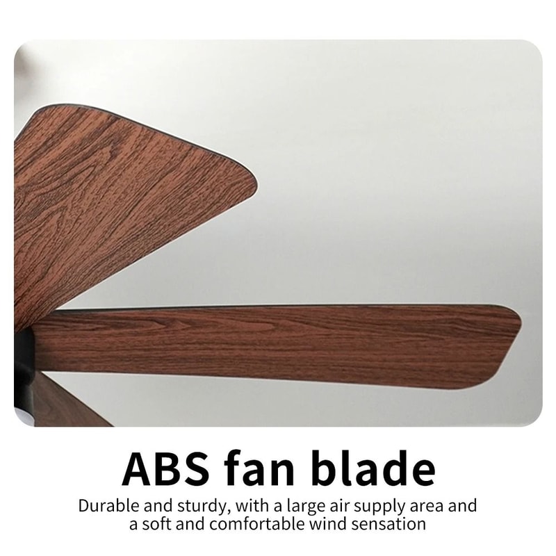 Modern Black Ceiling Fan Chandelier 5