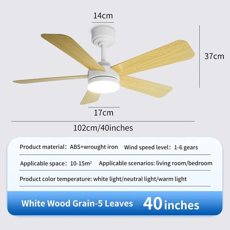 Modern Black Ceiling Fan Chandelier 16