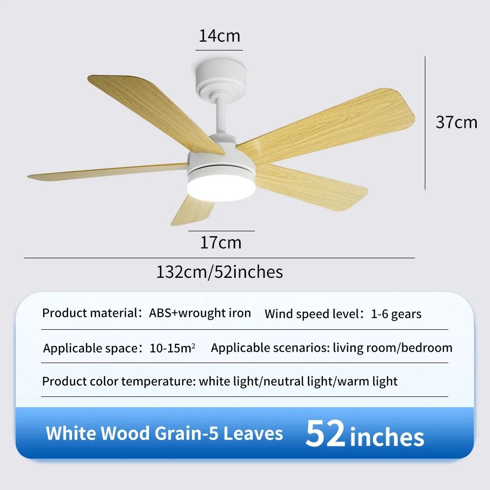 Modern Black Ceiling Fan Chandelier 19