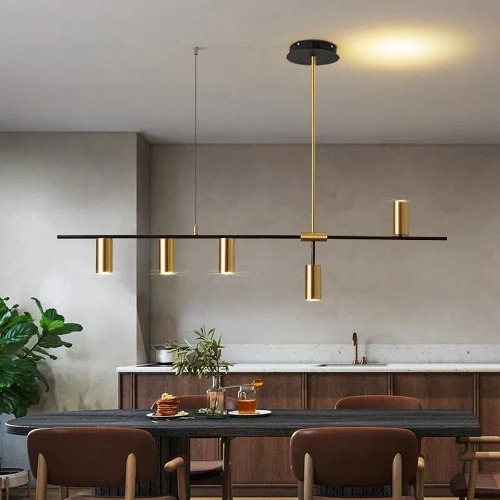 Modern Linear Pendant Light Fixture 3