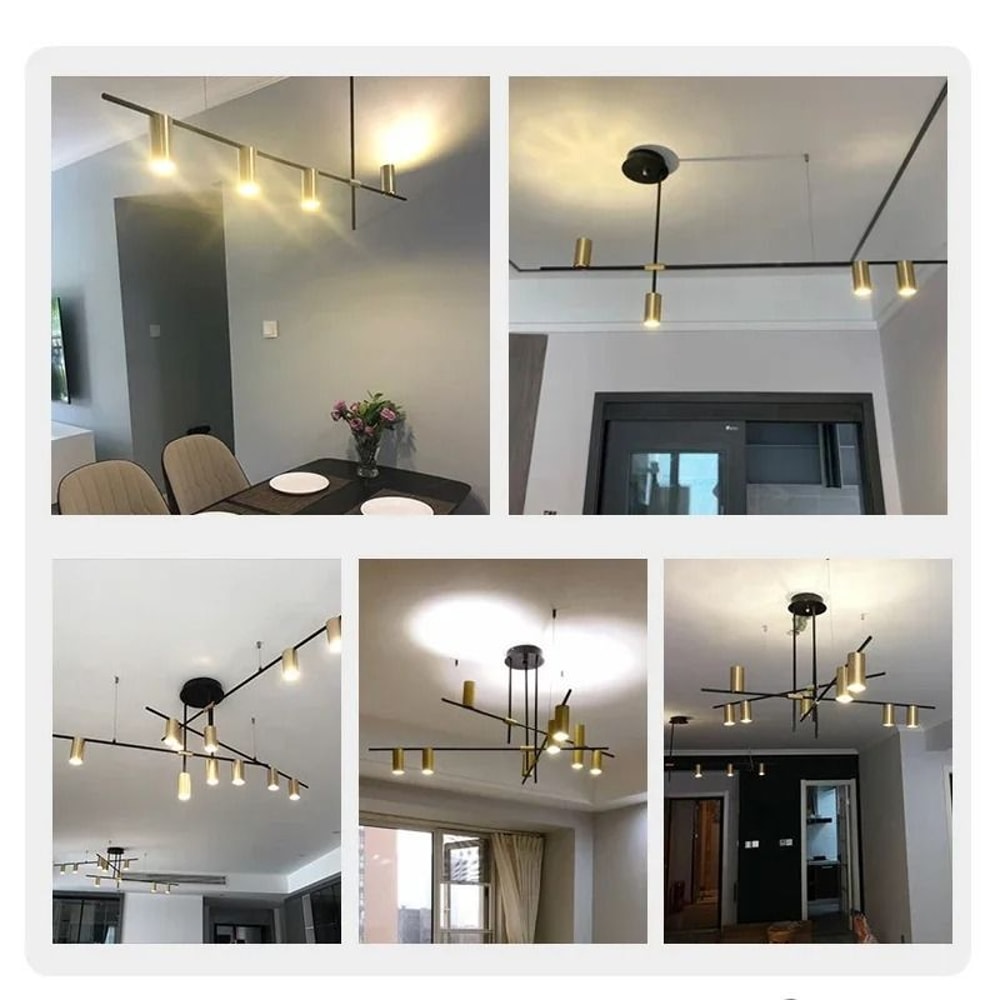 Modern Linear Pendant Light Fixture 4