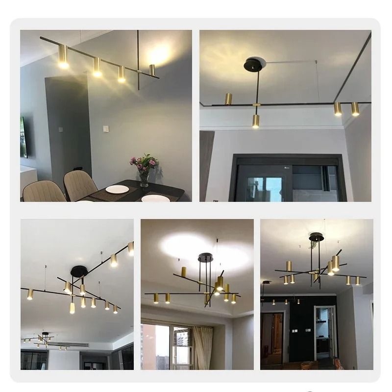 Modern Linear Pendant Light Fixture 4