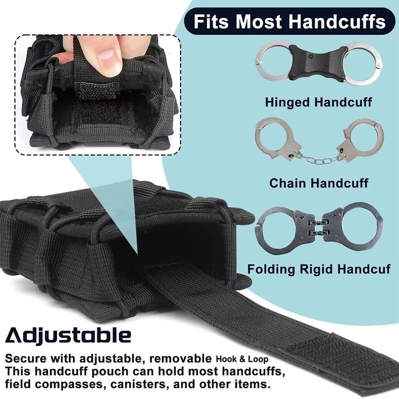 Tactical Universal OpenTop Handcuff Holster 4