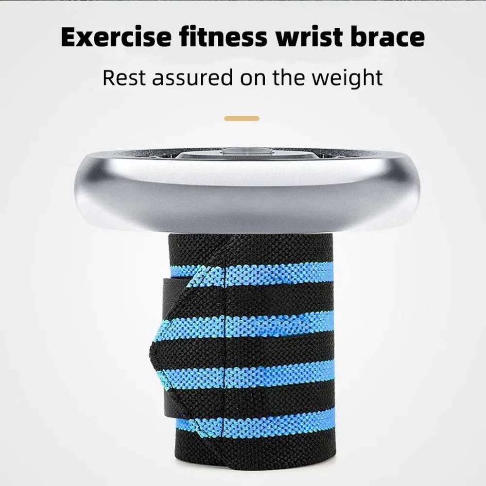 HeavyDuty Gym Training Wrist Wraps 2 PCS 1