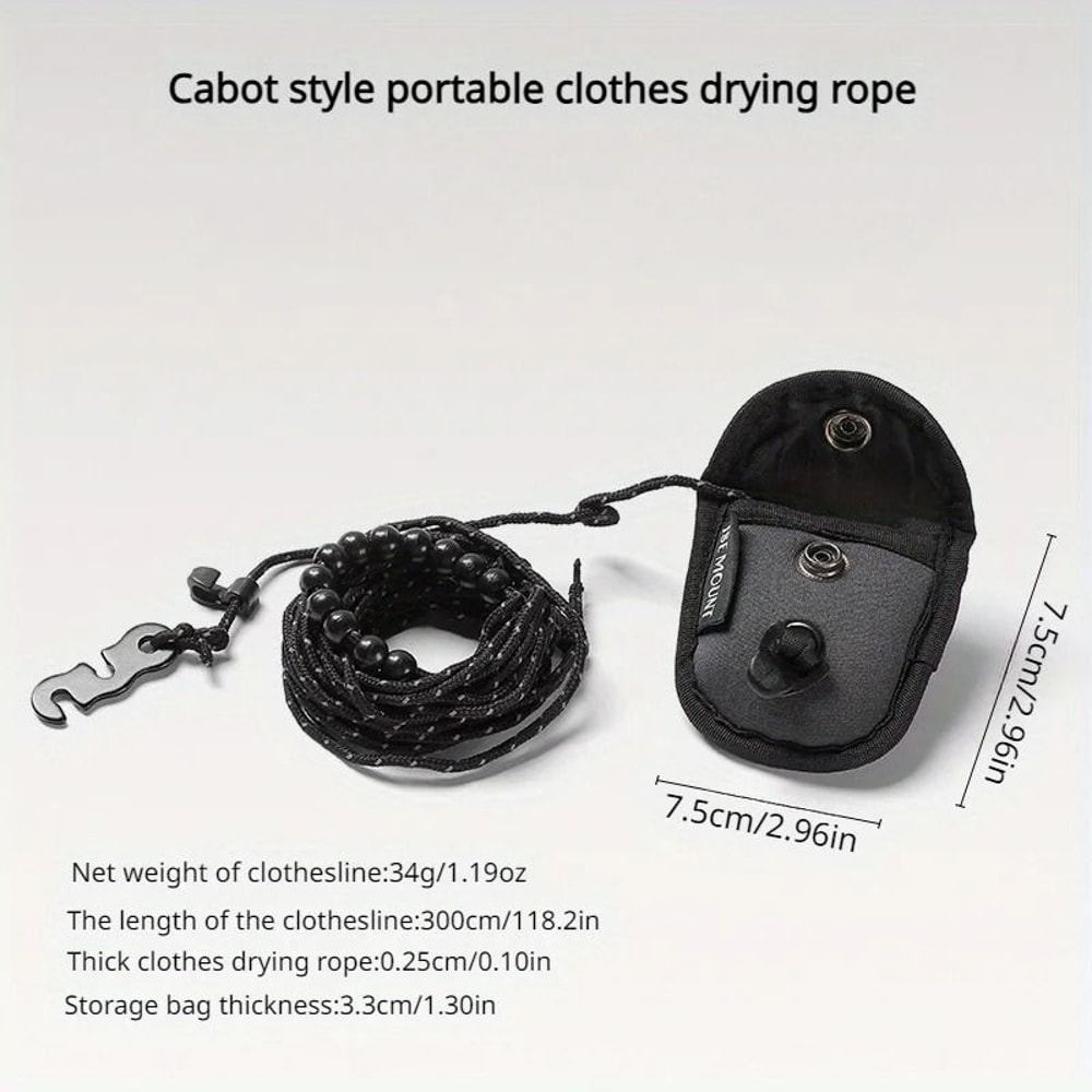 HeavyDuty Stretch Camping Clothesline 3
