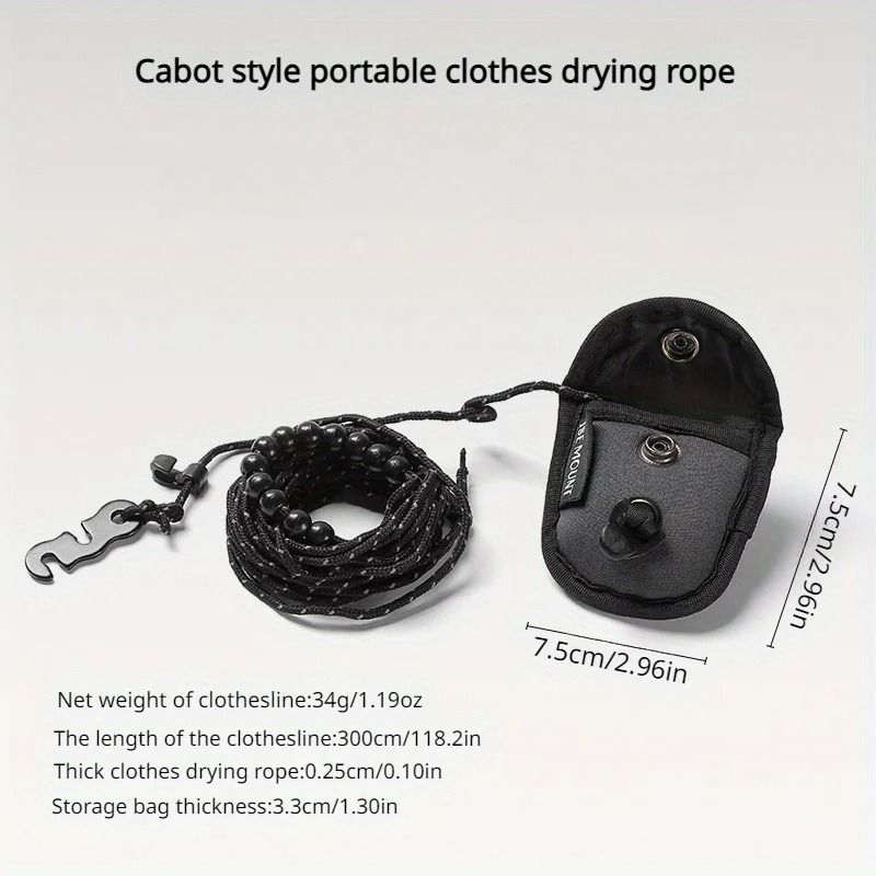HeavyDuty Stretch Camping Clothesline 3
