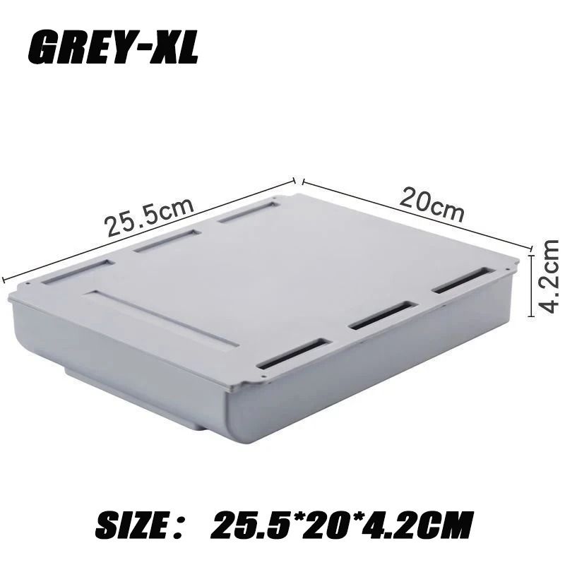Hidden UnderDesk Drawer Organizer 8