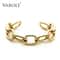 Gold Color Chain Cuff Bracelet 6