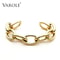 Gold Color Chain Cuff Bracelet 6