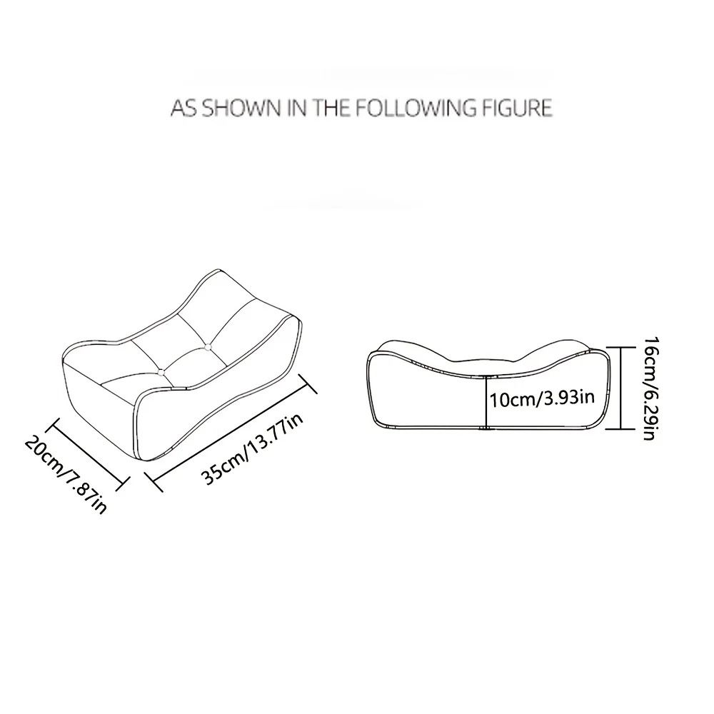 Ergonomic Memory Foam Lumbar Support Pillow 3
