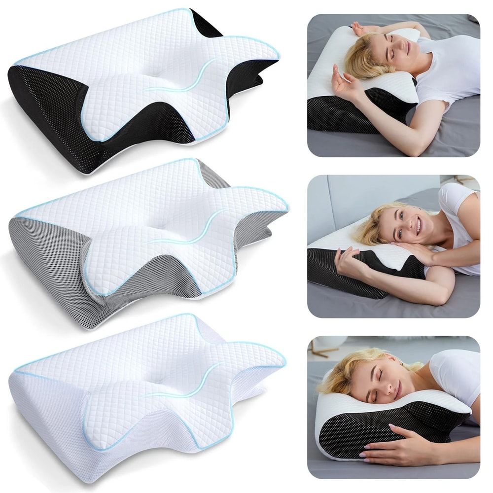 Butterfly Orthopedic Memory Foam Cervical Pillow 0
