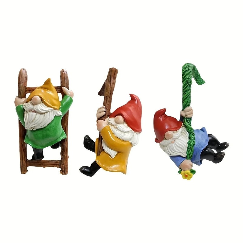HighFidelity Mini Dwarf Climbing Statue Set 3pcs 5