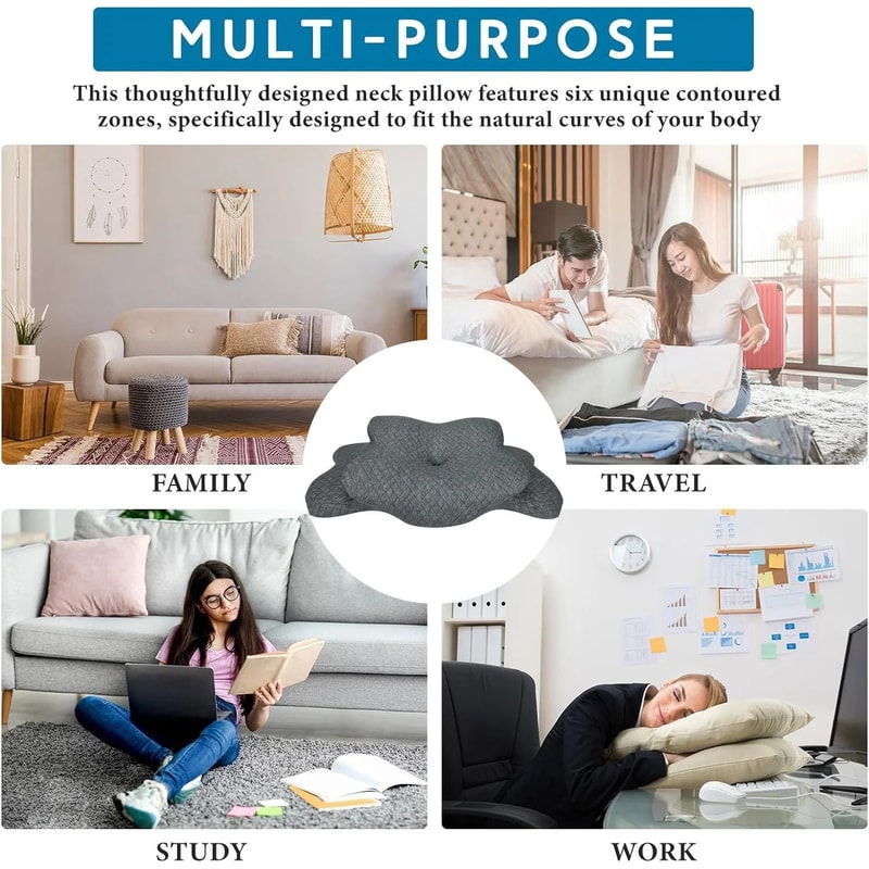 HighFidelity Slow Rebound Cervical Pillow 4