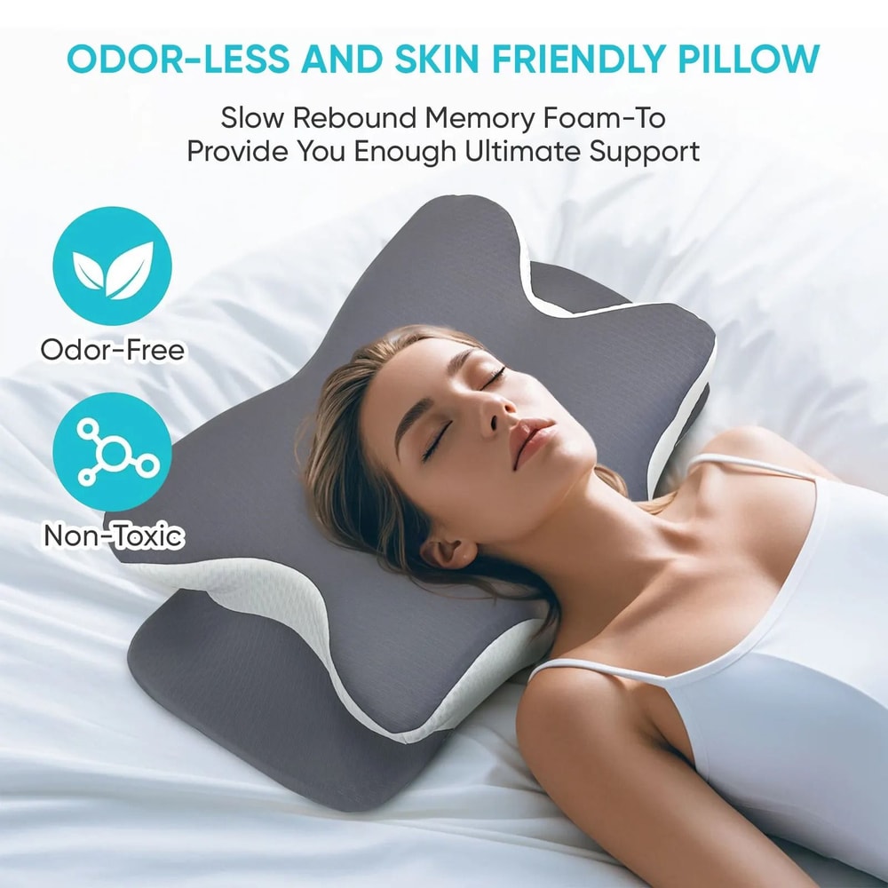 HighFidelity Cooling Silk Cervical Pillow 2