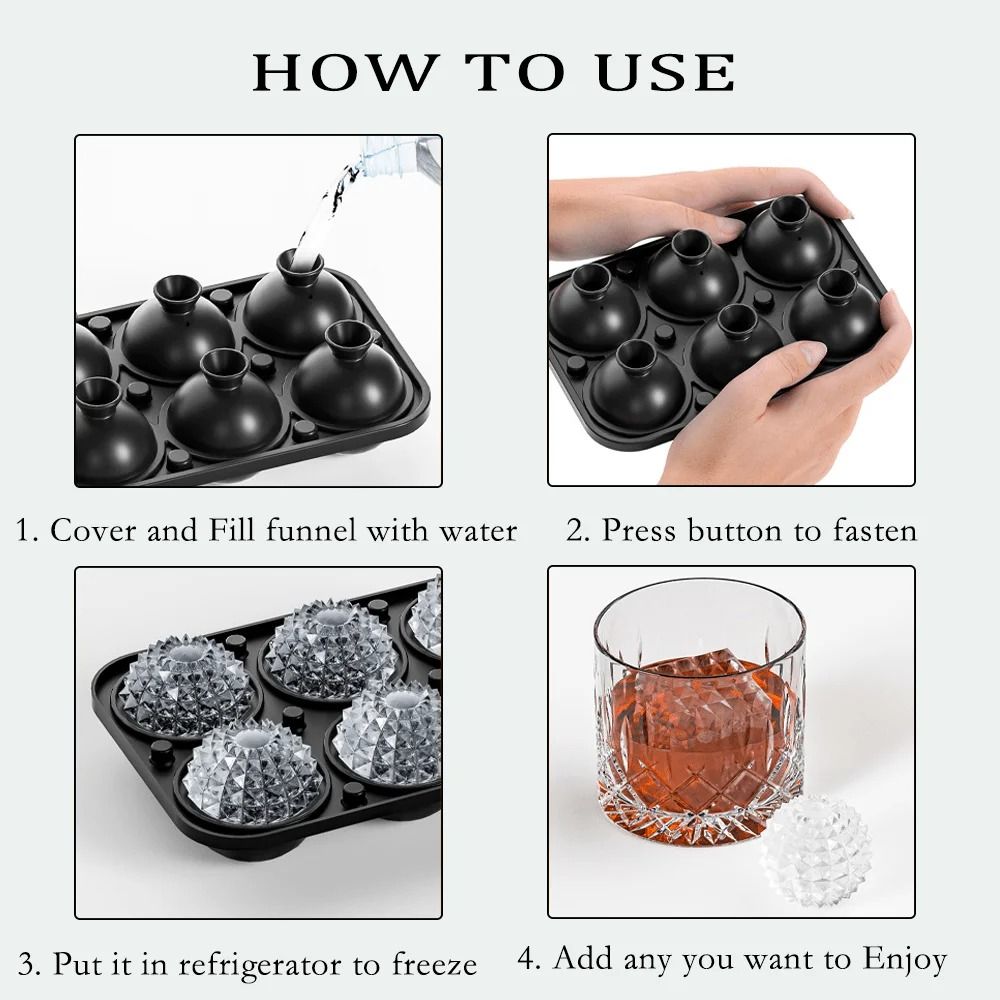 HighFidelity Silicone Ice Ball Mold Set 1