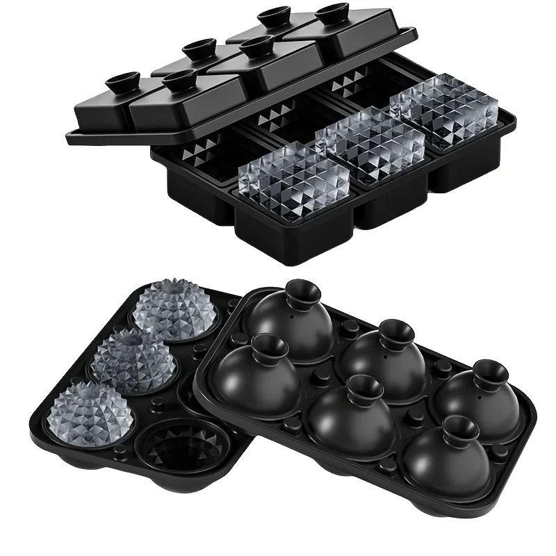 HighFidelity Silicone Ice Ball Mold Set 4