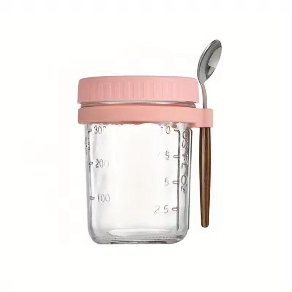 Glass Overnight Oats Container 1pcs 0