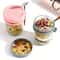 Glass Overnight Oats Container 1pcs 3